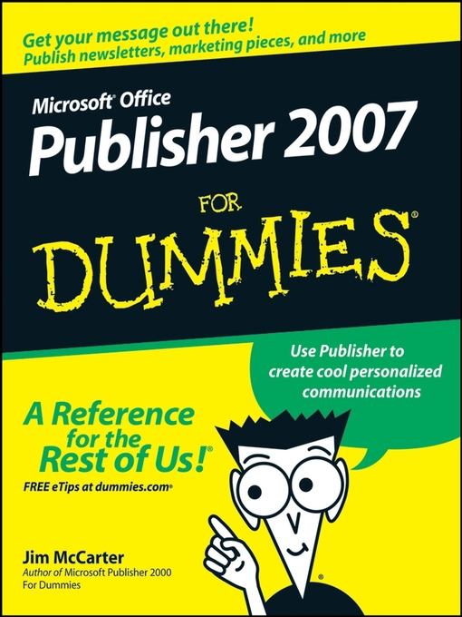 Title details for Microsoft Office Publisher 2007 For Dummies by Jim McCarter - Available